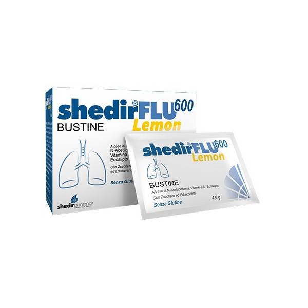 SHEDIRFLU 600 LEMON 20 BUSTINE
