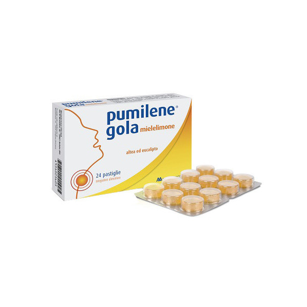 PUMILENE GOLA MIELE LIMONE 24 PASTIGLIE