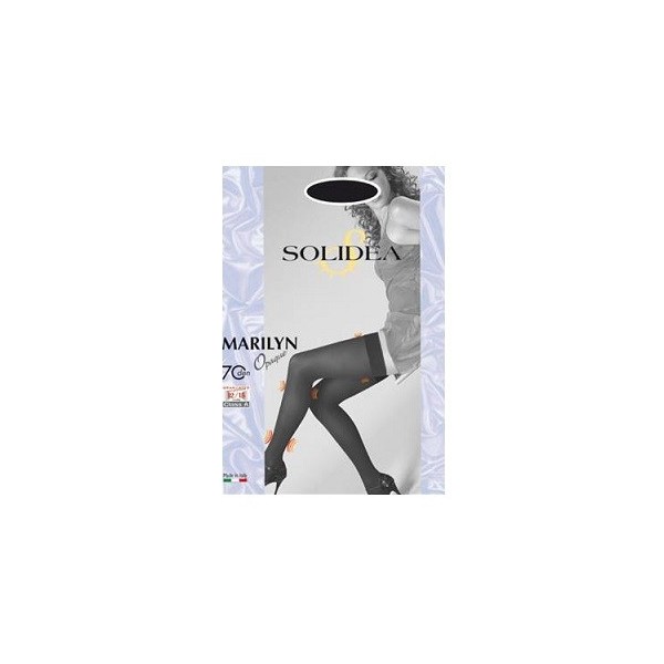 MARILYN 70 OPACO CALZA AUTOREGGENTE NERO 4