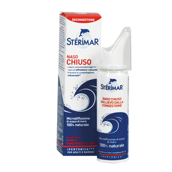 STERIMAR IPERTONICO NASO CHIUSO RAME E MANGANESE SPRAY 50 ML