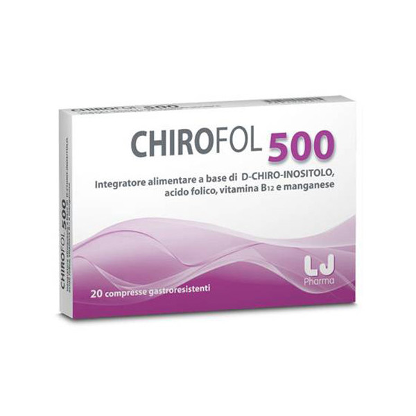 CHIROFOL 500 20 COMPRESSE GASTRORESISTENTI