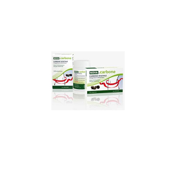 NOVA CARBONE VEGETALE 120 COMPRESSE