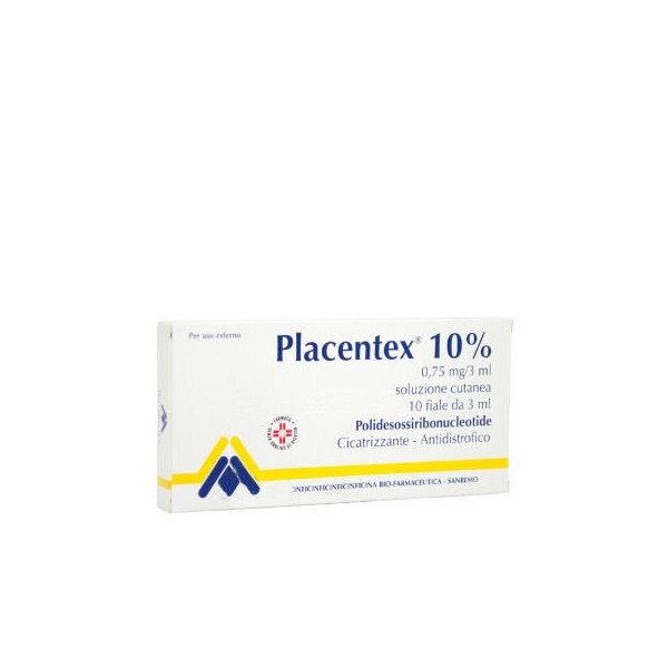 PLACENTEX*SOL CUT 10F 0,75MG