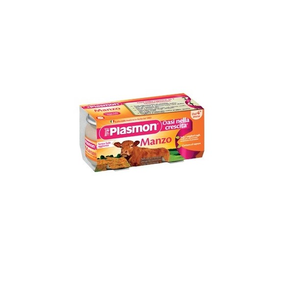 PLASMON OMOGENEIZZATO MANZO 4 X 80 G