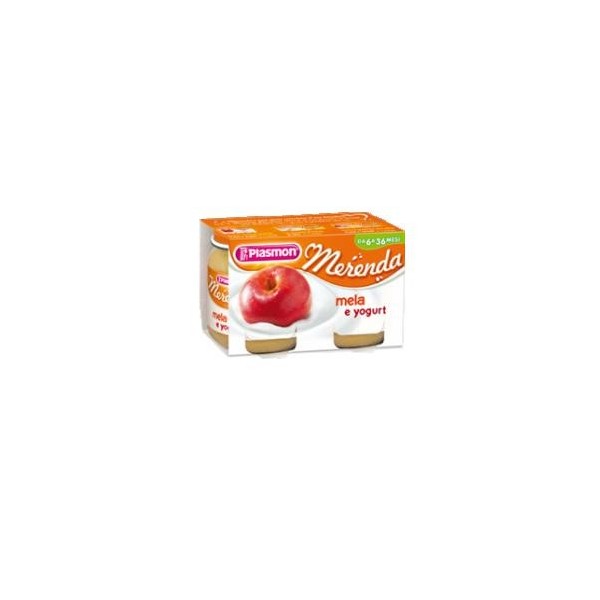 PLASMON OMOGENEIZZATO YOGURT MELA 120 G X 2 PEZZI