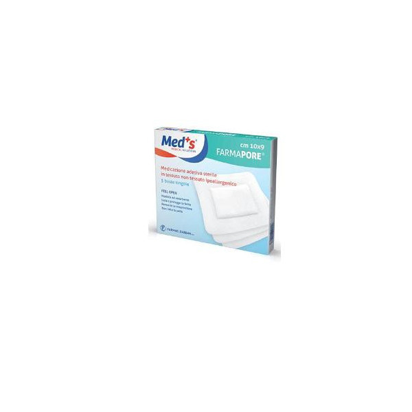 MEDICAZIONE ADESIVA MEDS 10X12 CM 5 PEZZI