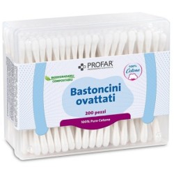 PROFAR BASTONCINI OVATTATI 200 PEZZI