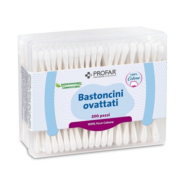 PROFAR BASTONCINI OVATTATI 200 PEZZI