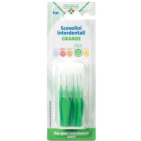 PROFAR SCOVOLINI VERDE 1,1 6 PEZZI