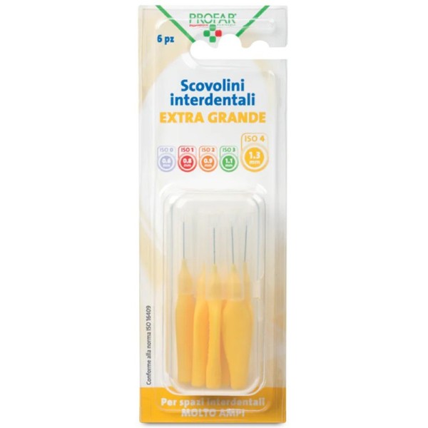PROFAR SCOVOLINI GIALLO 1,3 6 PEZZI