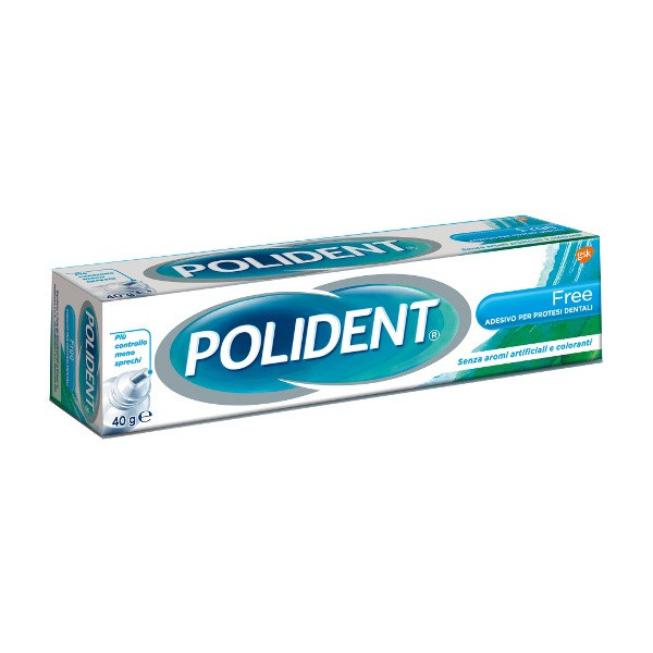 POLIDENT FREE ADESIVO PER PROTESI DENTARIA 40 G