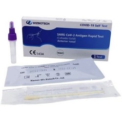 TEST ANTIGENICO RAPIDO COVID-19 AUTODIAGNOSTICO DETERMINAZIONE QUALITATIVA ANTIGENI SARS-COV-2 IN TAMPONI NASALI MEDIANTE IMMUNO