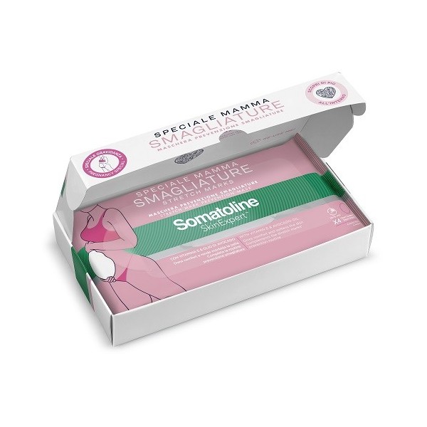 SOMATOLINE SKIN EXPERT MASCHERA MUM TO BE 4 PEZZI