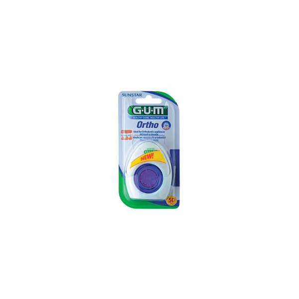 GUM ORTHO FLOSS FILO SPUGNOSO 50 PEZZI