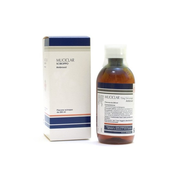 MUCICLAR*SCIR 200ML 15MG/5ML