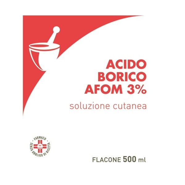 ACIDO BORICO AFOM*3% 500ML