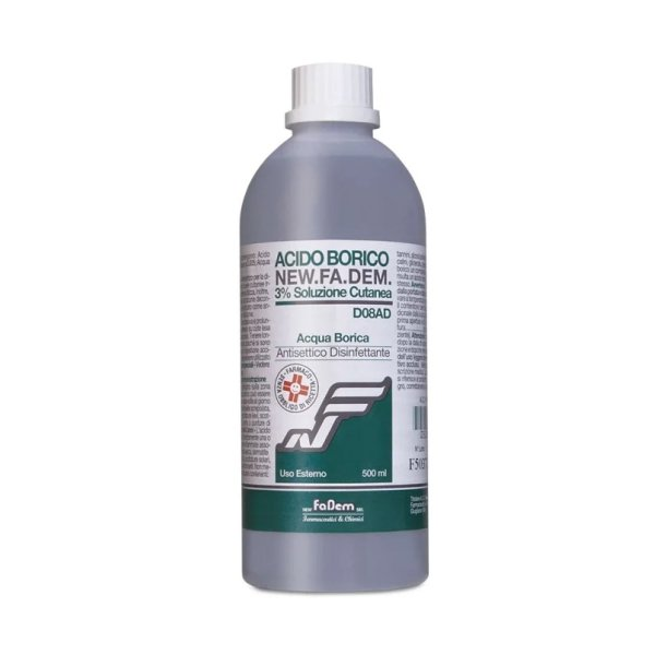 ACIDO BORICO NEW F*3% FL 500ML