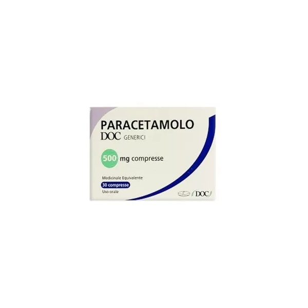 PARACETAMOLO DOC*30CPR 500MG