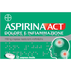 ASPIRINAACT DOL INF*12CPR 1G