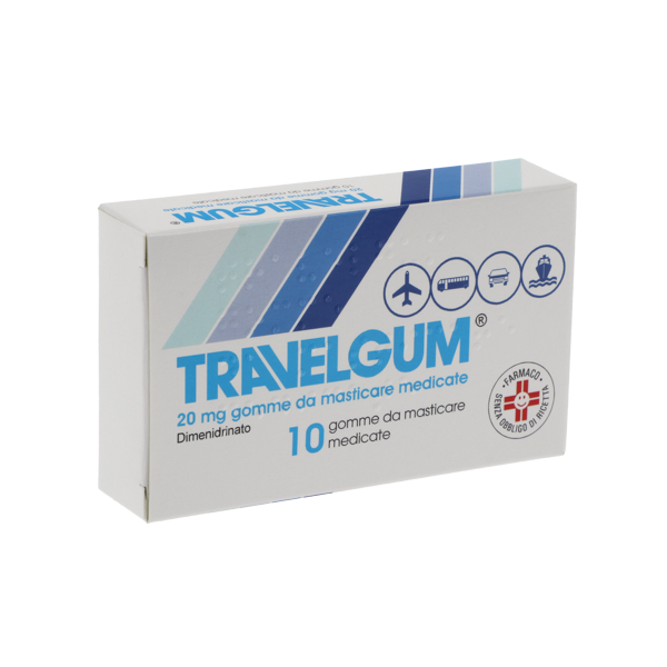 TRAVELGUM*10GOMME MAST 20MG