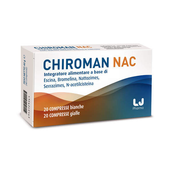 CHIROMAN NAC 20 COMPRESSE BIANCHE + 20 COMPRESSE GIALLE