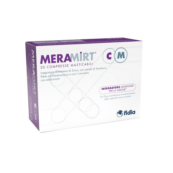 MERAMIRT CM 30 COMPRESSE MASTICABILI