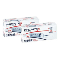 SIRINGA PRONTEX 2,5 ML AGO IND 10 PEZZI