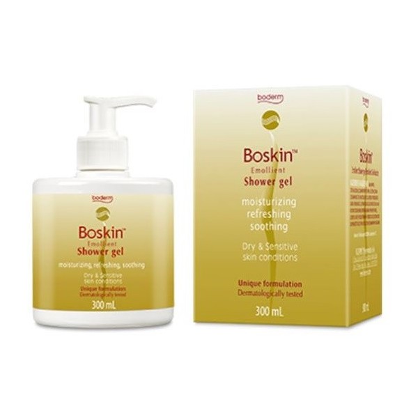 BOSKIN DOCCIA GEL EMOLLIENTE CUOIO CAPELLUTO E PELLE 300 ML