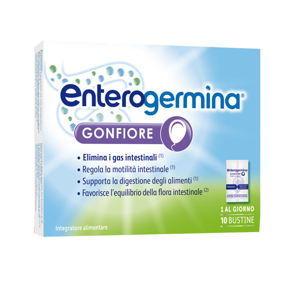 ENTEROGERMINA GONFIORE 10 BUSTINE BIPARTITE