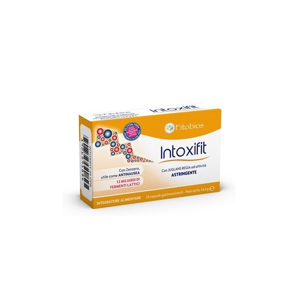 INTOXIFIT 24 CAPSULE GASTRORESISTENTI 600 MG