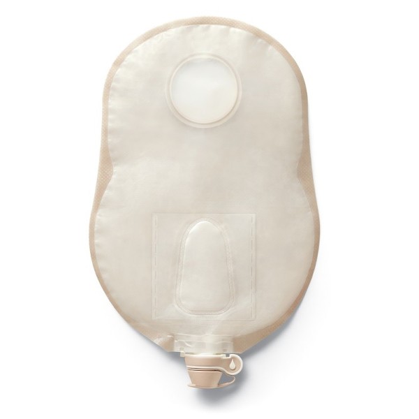 SACCA UROSTOMIA A DUE VIE TRASPARENTE 70 MM 10 PEZZI