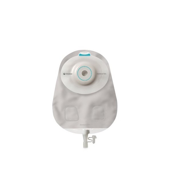 SENSURA MIO CONVEX SOFT SACCA UROSTOMIA MONOPEZZO MIDI 340 ML CON APERTURA ISPEZIONABILE 10-33 MM 10 PEZZI
