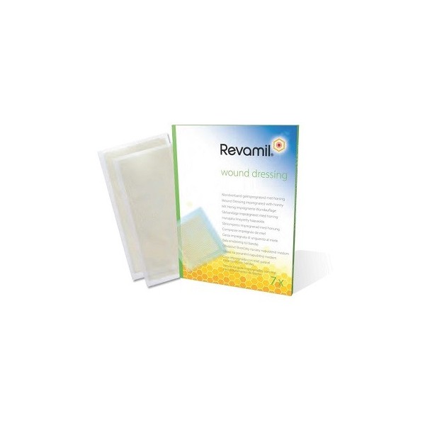 REVAMIL GARZE IMBEVUTE DI MIELE 10X10 CM 10 PEZZI