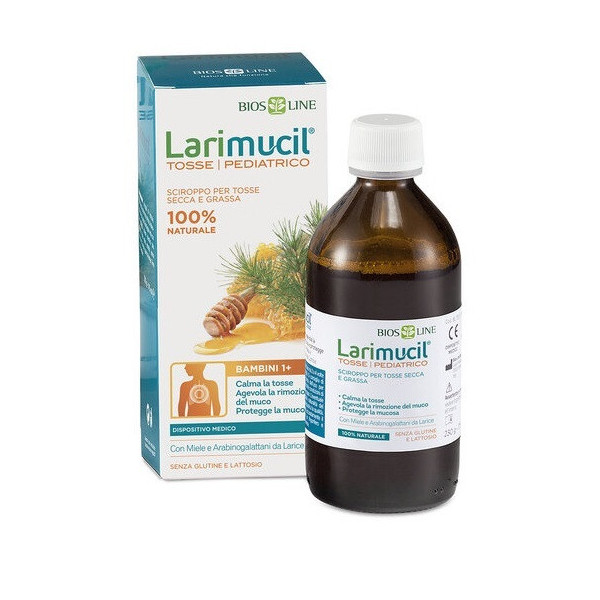LARIMUCIL TOSSE PEDIATRICO 1+ SCIROPPO 175 ML CE 0426 230 G