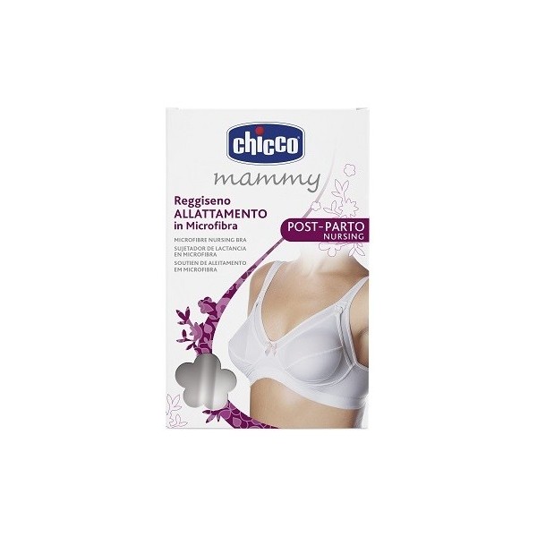 CHICCO MAMMY REGGISENO MICROFIBRA ALLATTAMENTO BIANCO 6D