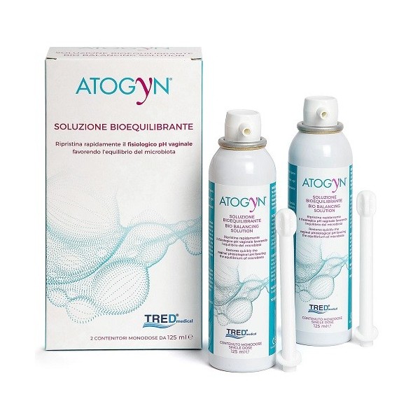 ATOGYN DISPOSITIVO IGIENE VAGINALE E RIPRISTINO PH FISIOLOGICO BAG ON VALVE 2 PEZZI DA 125ML