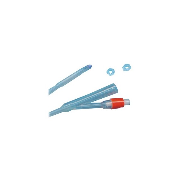 CATETERE FOLEY IN SILICONE CON SCANALATURE LONGITUDINALI CH18