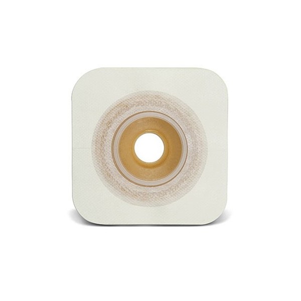 PLACCA CONVESSA NATURA+ PRETAGLIATA 19 MM FLANGIA 45 MM DURAHESIVE E CEROTTO MICROPOROSO 5 PEZZI
