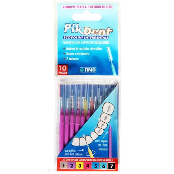 PIKDENT STUZZICOLINO 2 VIOLA 10 PEZZI
