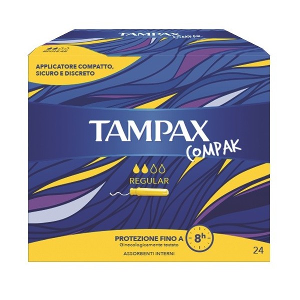TAMPAX COMPAX REGULAR 24 PEZZI