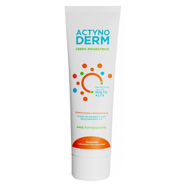 ACTYNODERM CREMA RIPARATRICE AREE FOTOESPOSTE FOTOPROTEZIONE 50+ MOLTO ALTA 30 ML