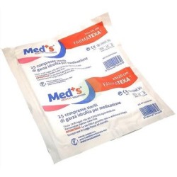 GARZA COMPRESSA IDROFILA MEDS FARMATEXA 12/8 20X20CM 25 PEZZI