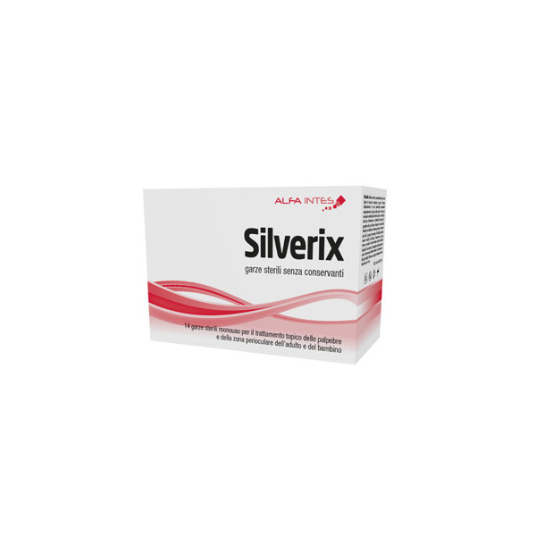 GARZA PERIOCULARE SILVERIX 14 PEZZI