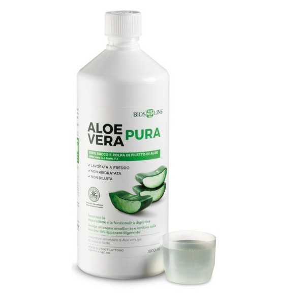 BIOSLINE ALOE VERA SUCCO POLPA 1 LITRO