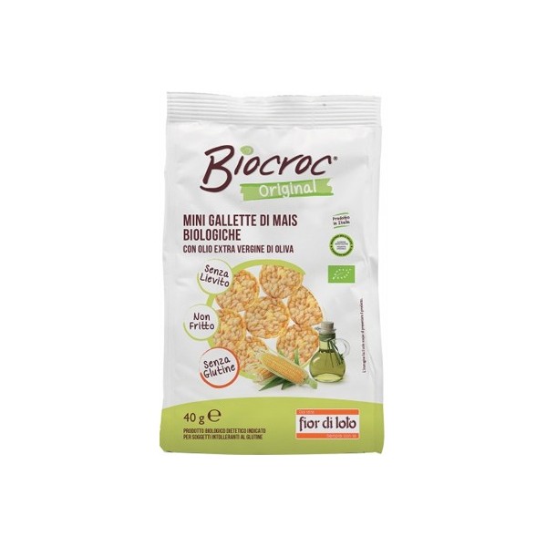 BIOCROC MINI GALLETTE MAIS BIO 40 G