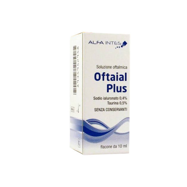 SOLUZIONE OFTALMICA OFTAIAL PLUS ACIDO IALURONICO 0,4% E TAURINA 10ML