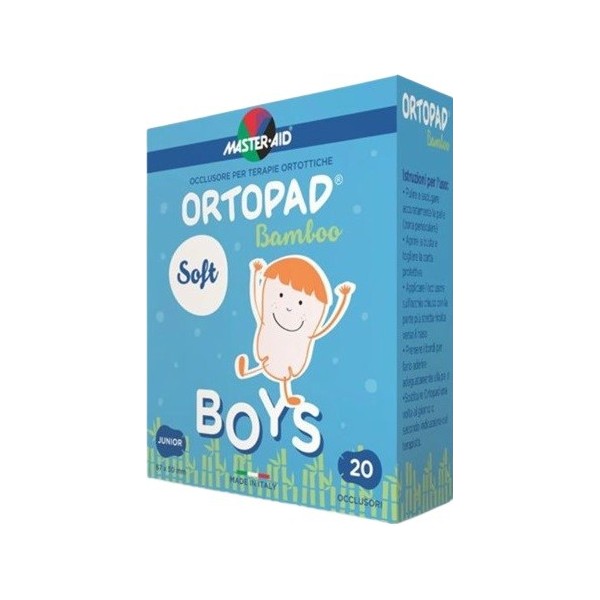 CEROTTO OCULARE PER ORTOTTICA ORTOPAD SOFT BOYS REGULAR 20 PEZZI