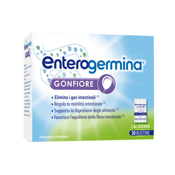 ENTEROGERMINA GONFIORE 20 BUSTINE BIPARTITE