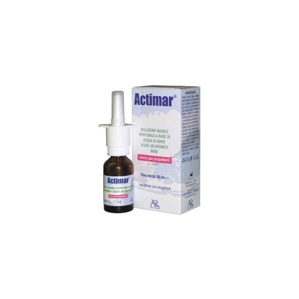 ACTIMAR SOLUZIONE NASALE SPRAY SALINA 3% CON ACIDO IALURONICO + MSM 20 ML CON EROGATORE