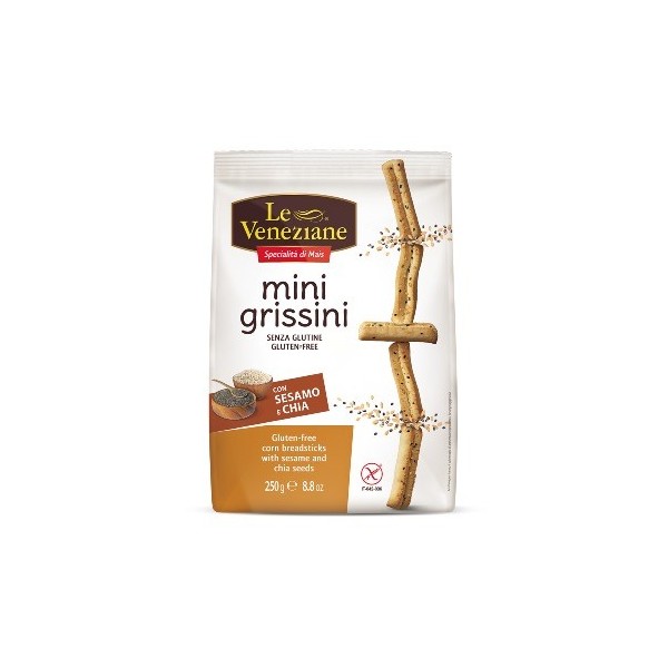 LE VENEZIANE MINI GRISSINI SESAMO E CHIA 250 G